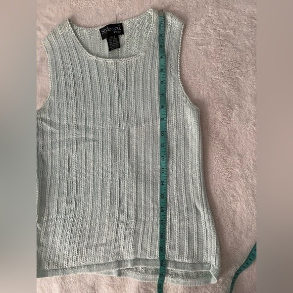 Mint knit top - Picture 3 of 7